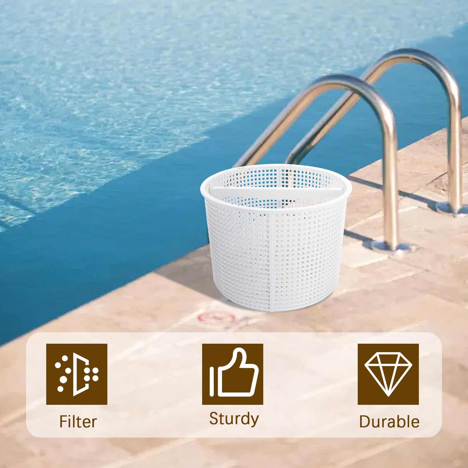 VKQ SPX1082CA basket installation view highlights easy setup in Hayward skimmer.