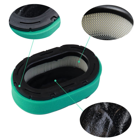 VKVXCLON Kohler air filter 2-pack in-use on mower setup.
