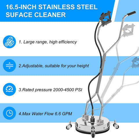Vlaeng dual-handle design for comfortable use and reduced fatigue.