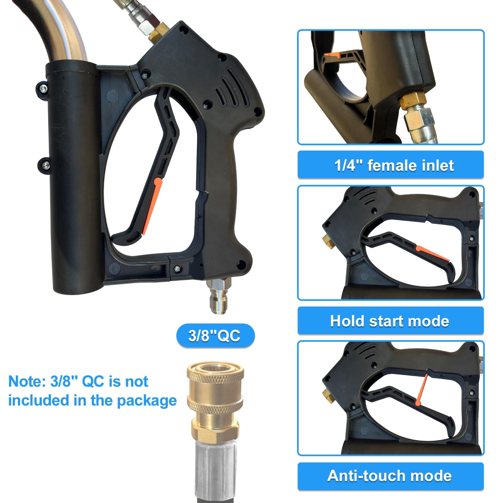 Vlaeng two replacement nozzles included for quick maintenance.