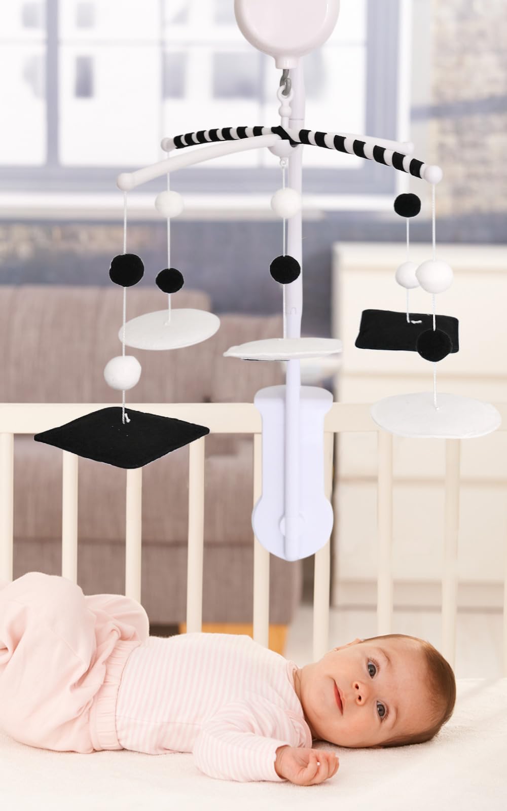 Vlokup Montessori Mobile easy-clip installation makes setup quick and secure