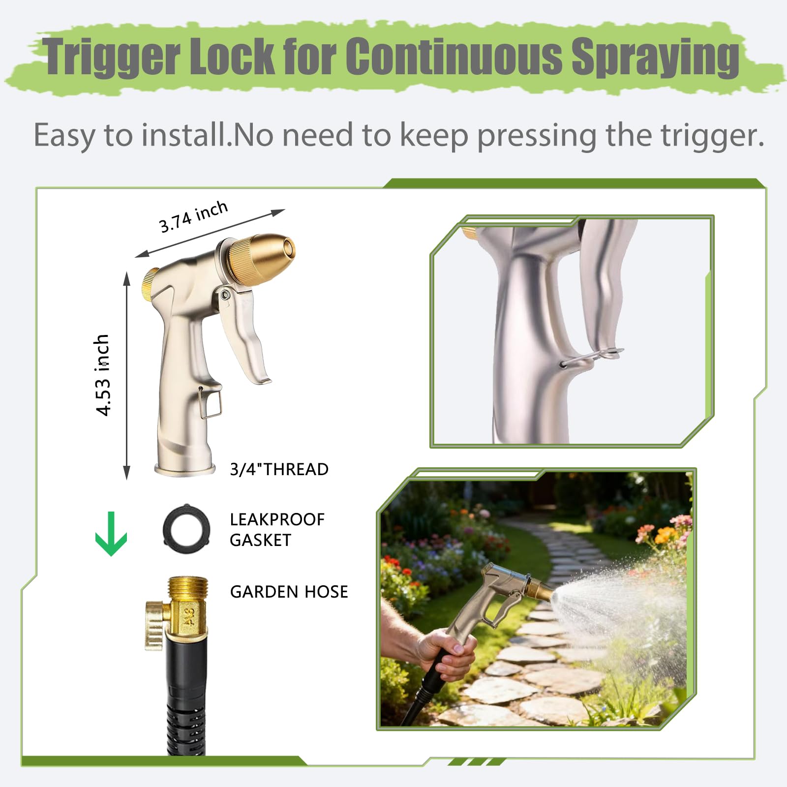 VNEIRSHAH versatile nozzle for gardens, windows, pets, and terraces.