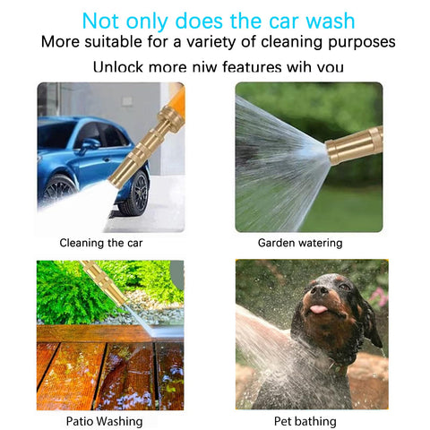 VNEIRSHAH sturdy brass nozzle cleaning fences and driveways efficiently