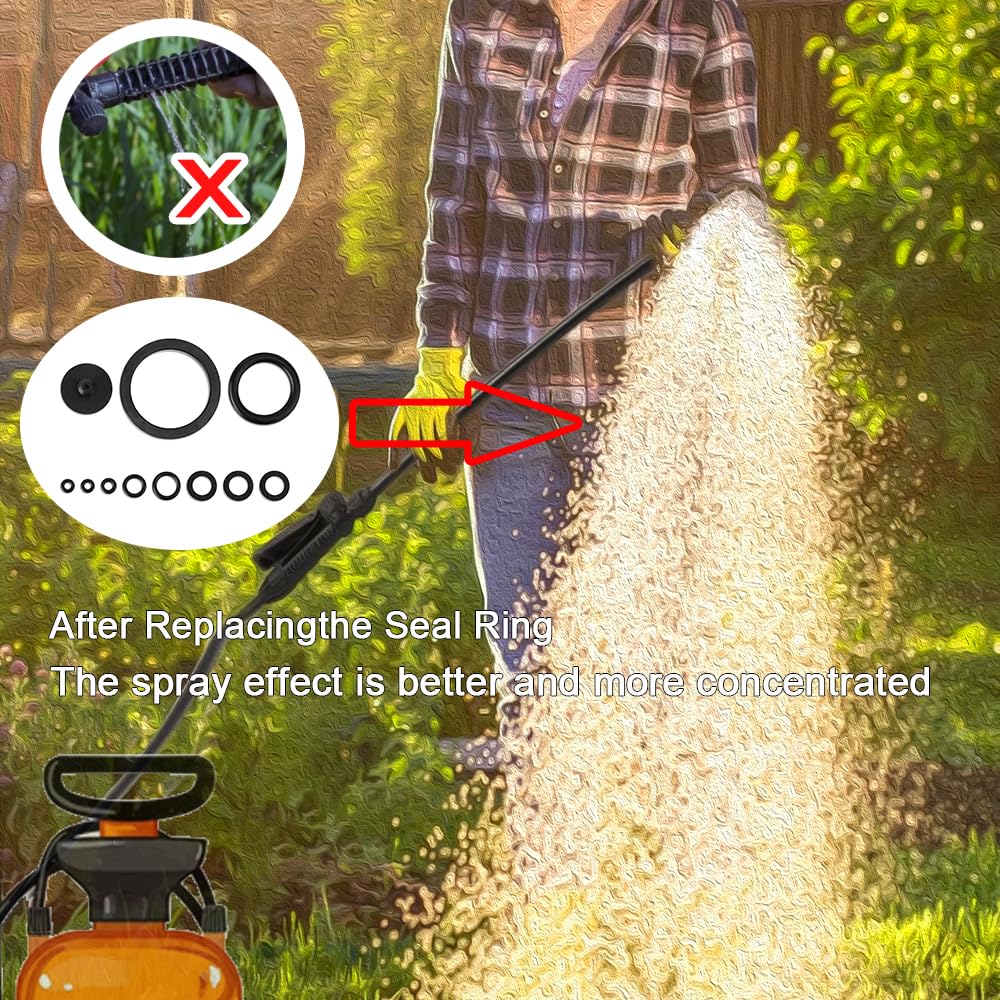 Vnephoo sprayer seal rings with base pads ready to restore multiple sprayer models