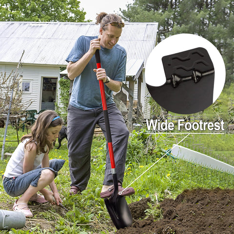 VNIMTI dig head design showing broad surface for leg-assisted digging