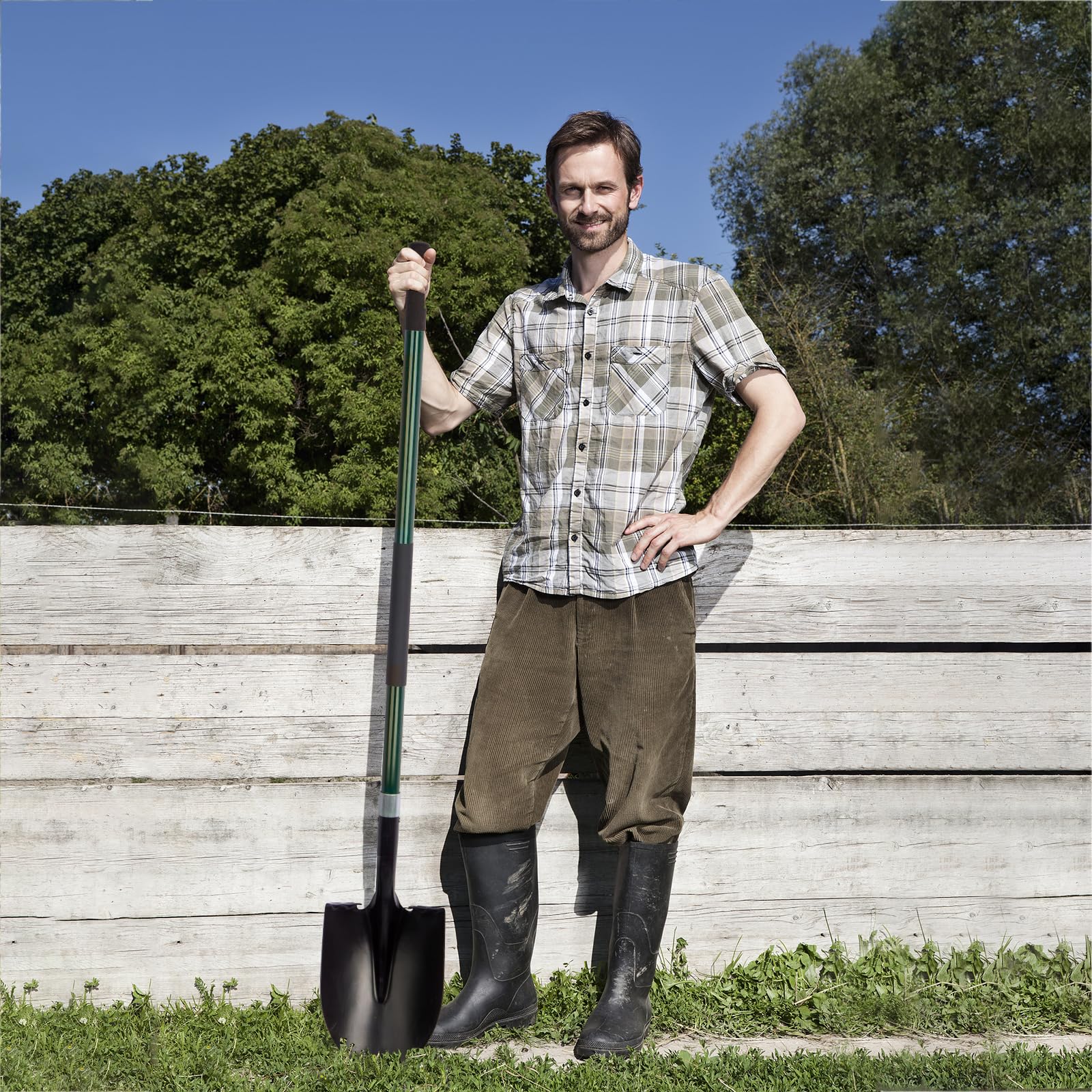 VNIMTI 56-inch length reduces bending and waist strain during use
