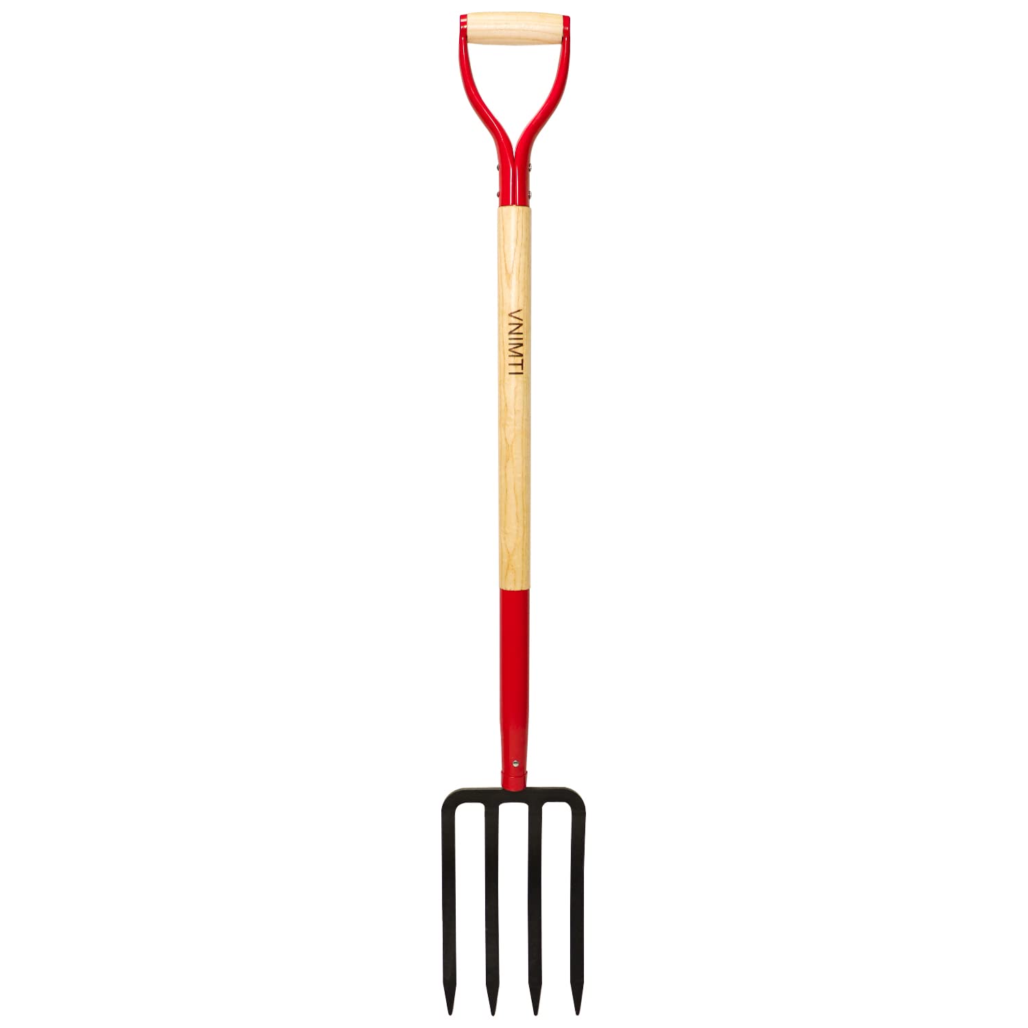 VNIMTI garden fork with 4-tine spading for efficient soil work