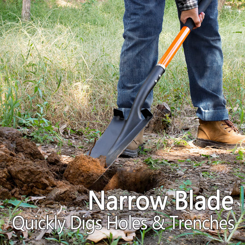 VNIMTI narrow head design for precise trenching and bulb planting.