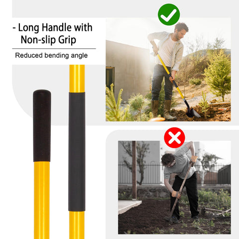 VNIMTI rounded blade supports efficient trenching and minimal effort.