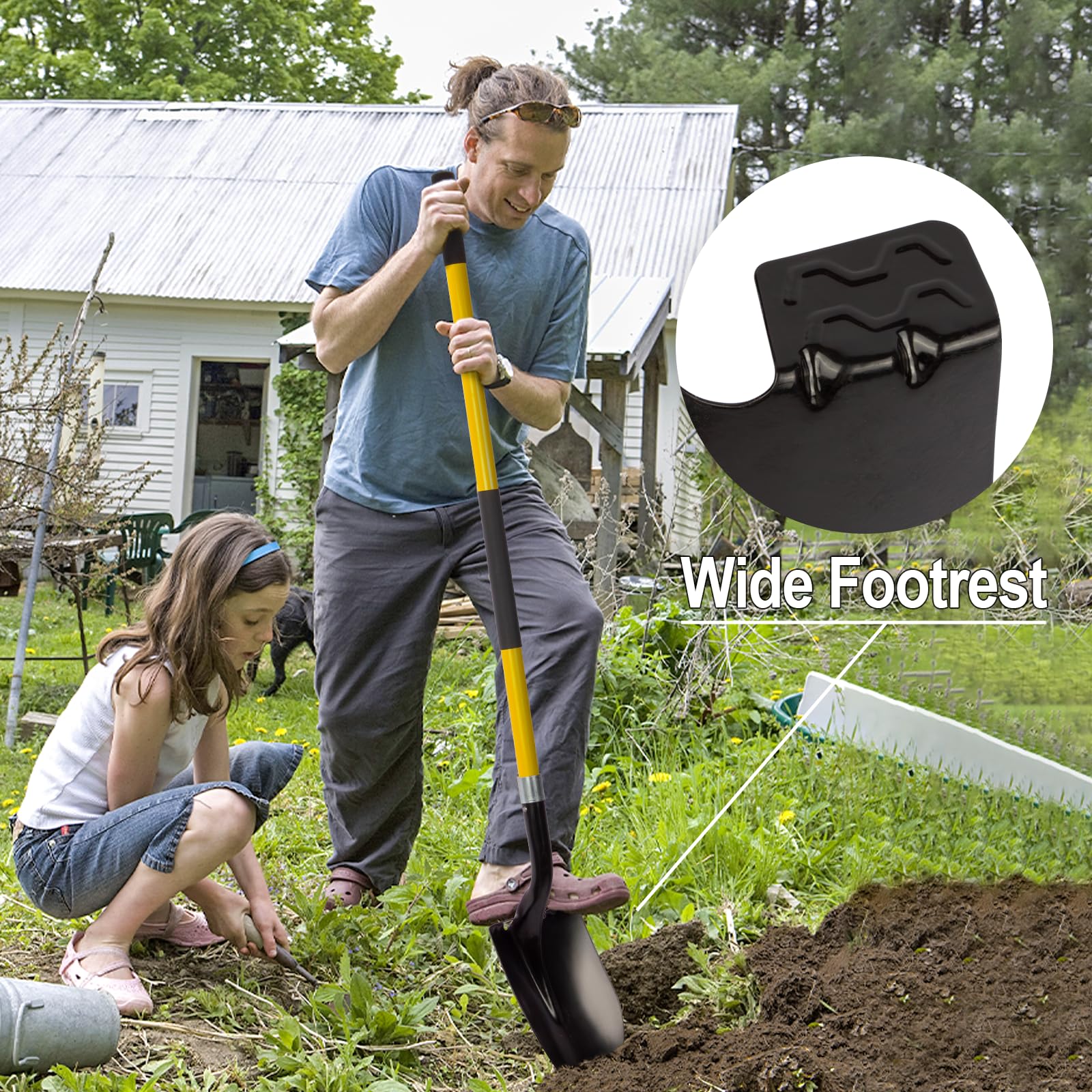 VNIMTI high-strength steel blade stays sharp for quick penetration.