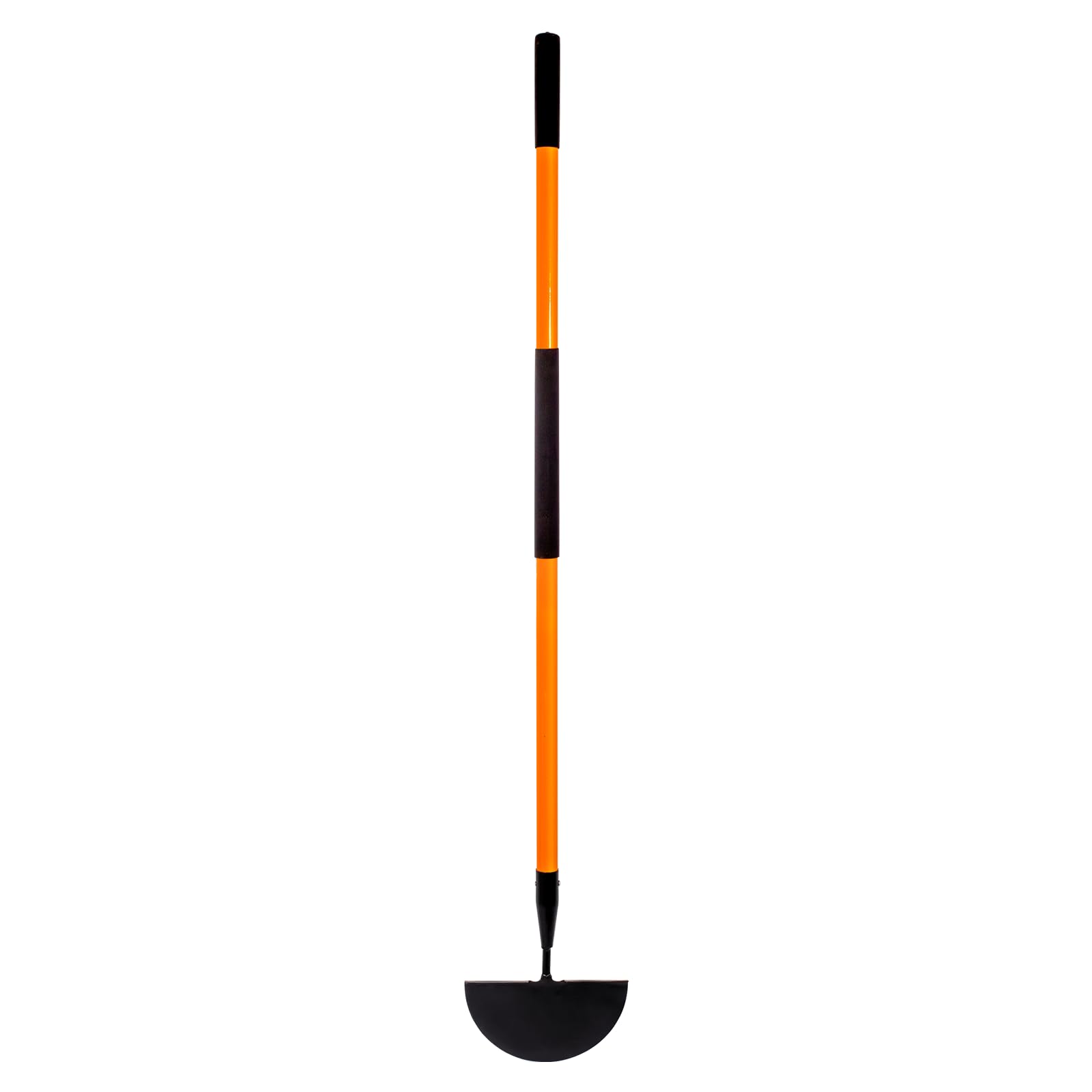 VNIMTI lawn edger blade close-up with half-moon design for precise edging.