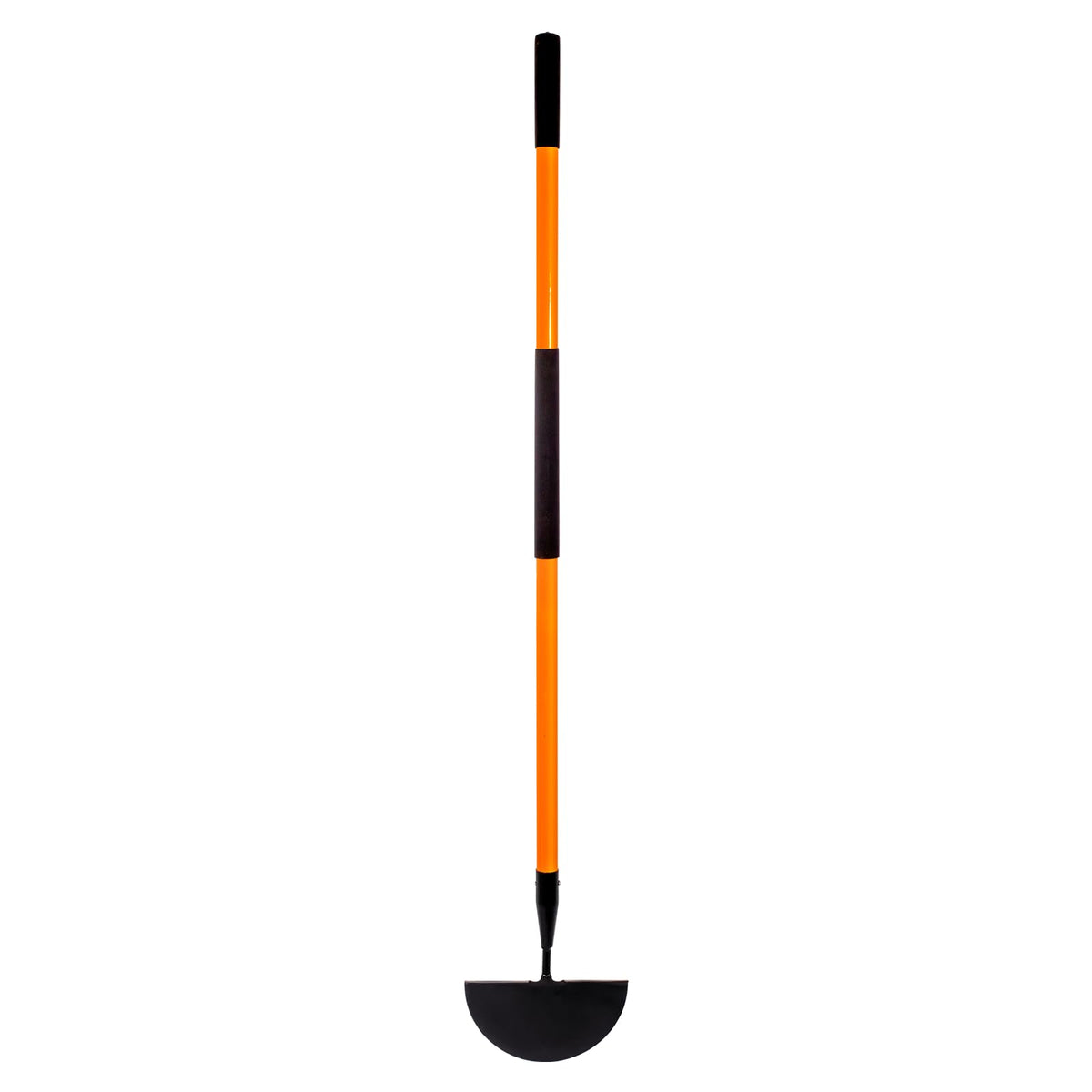 VNIMTI lawn edger blade close-up with half-moon design for precise edging.