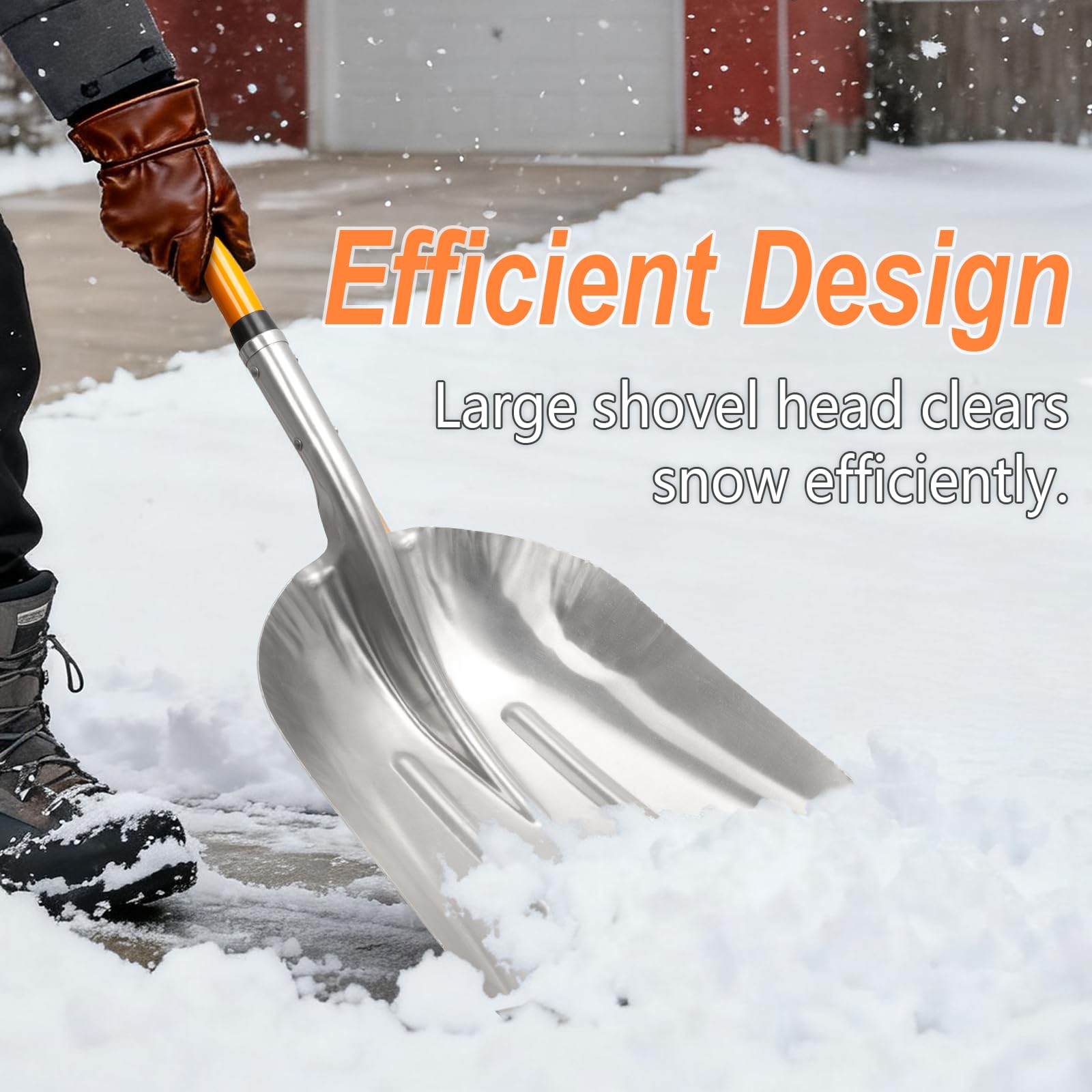 Lightweight 3.7-pound VNIMTI shovel reduces fatigue during use