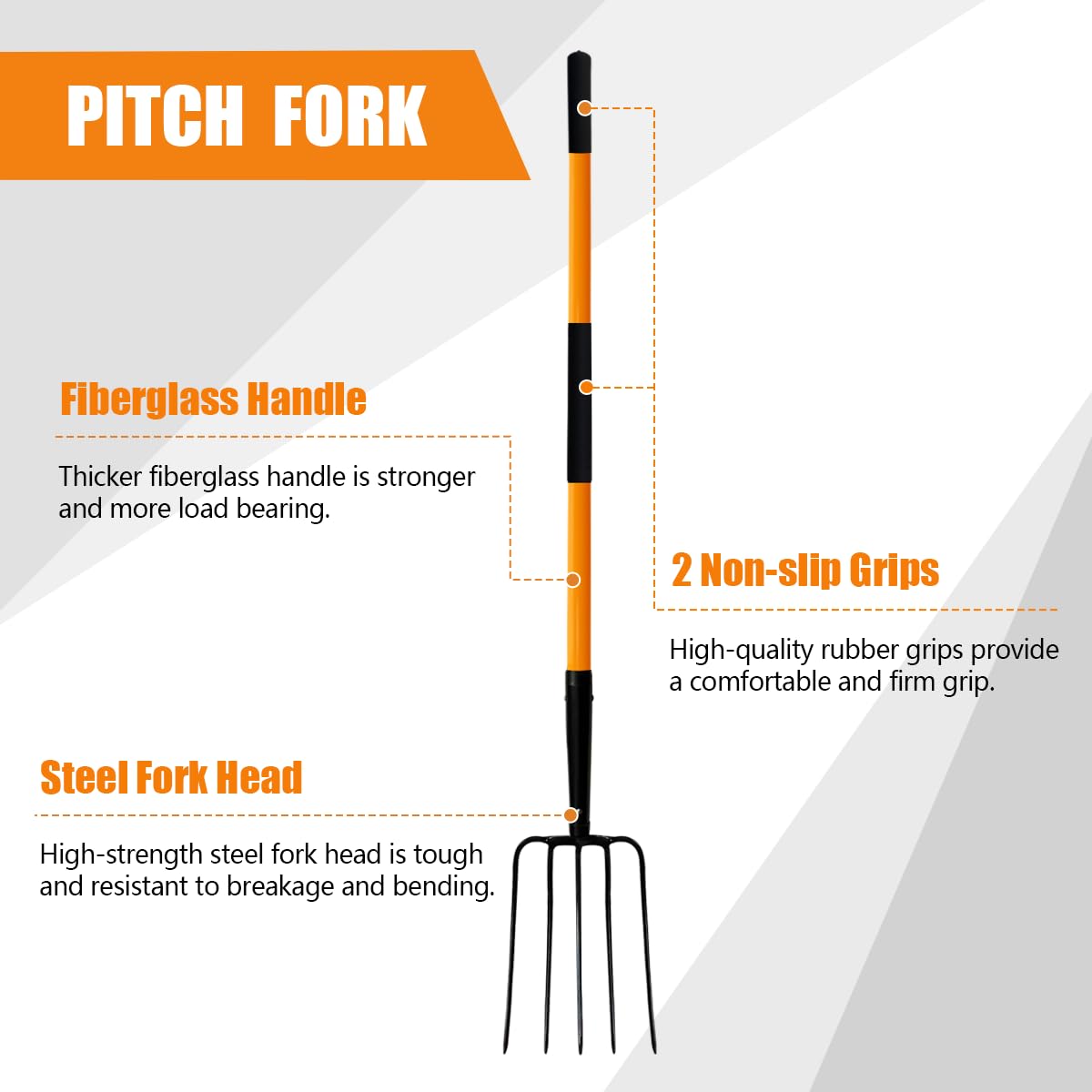 VNIMTI pitch fork double reinforced connection emphasizes strong attachment