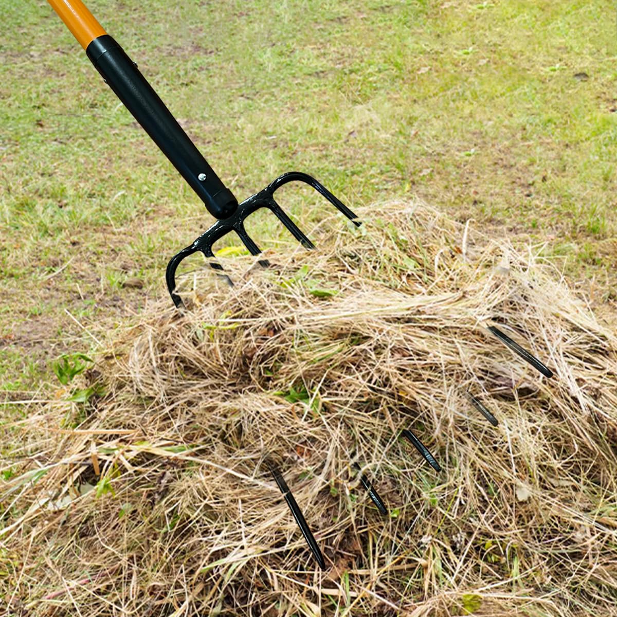VNIMTI pitch fork ergonomic grip showcases non‑slip handling