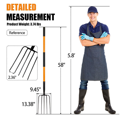 VNIMTI pitch fork soil loosening and potato digging scene
