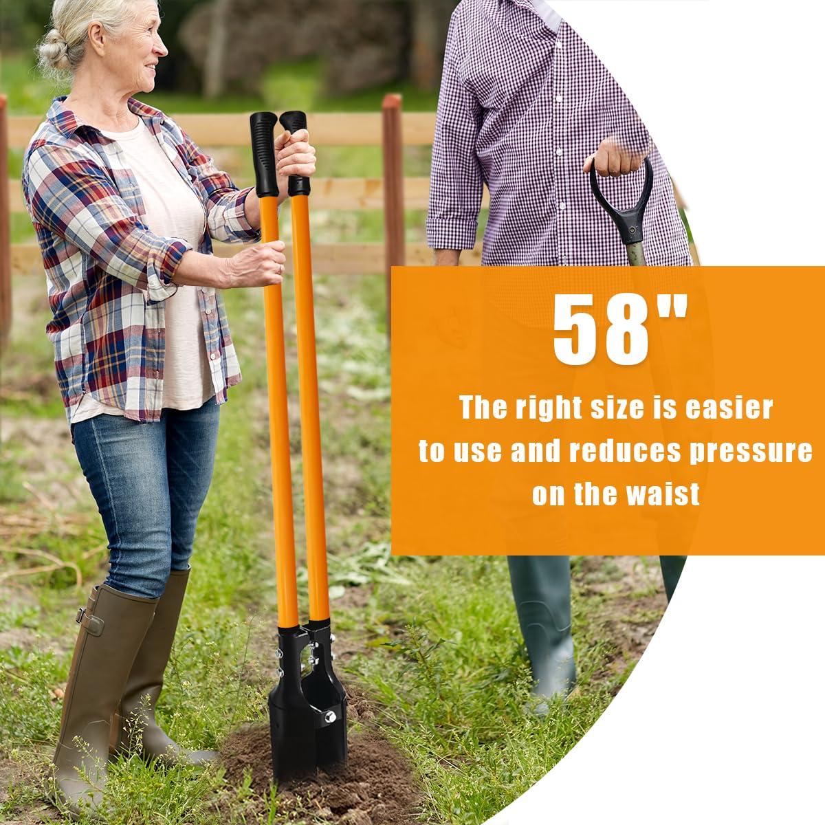 VNIMTI 58-inch length provides comfortable reach and reduced fatigue