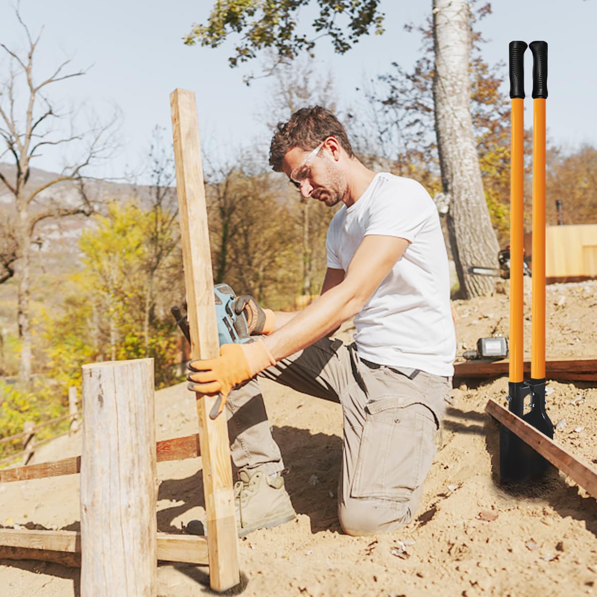 VNIMTI perfect for digging holes for posts, mailboxes, and fences