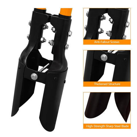 VNIMTI post hole digger features non-slip grip for comfortable control