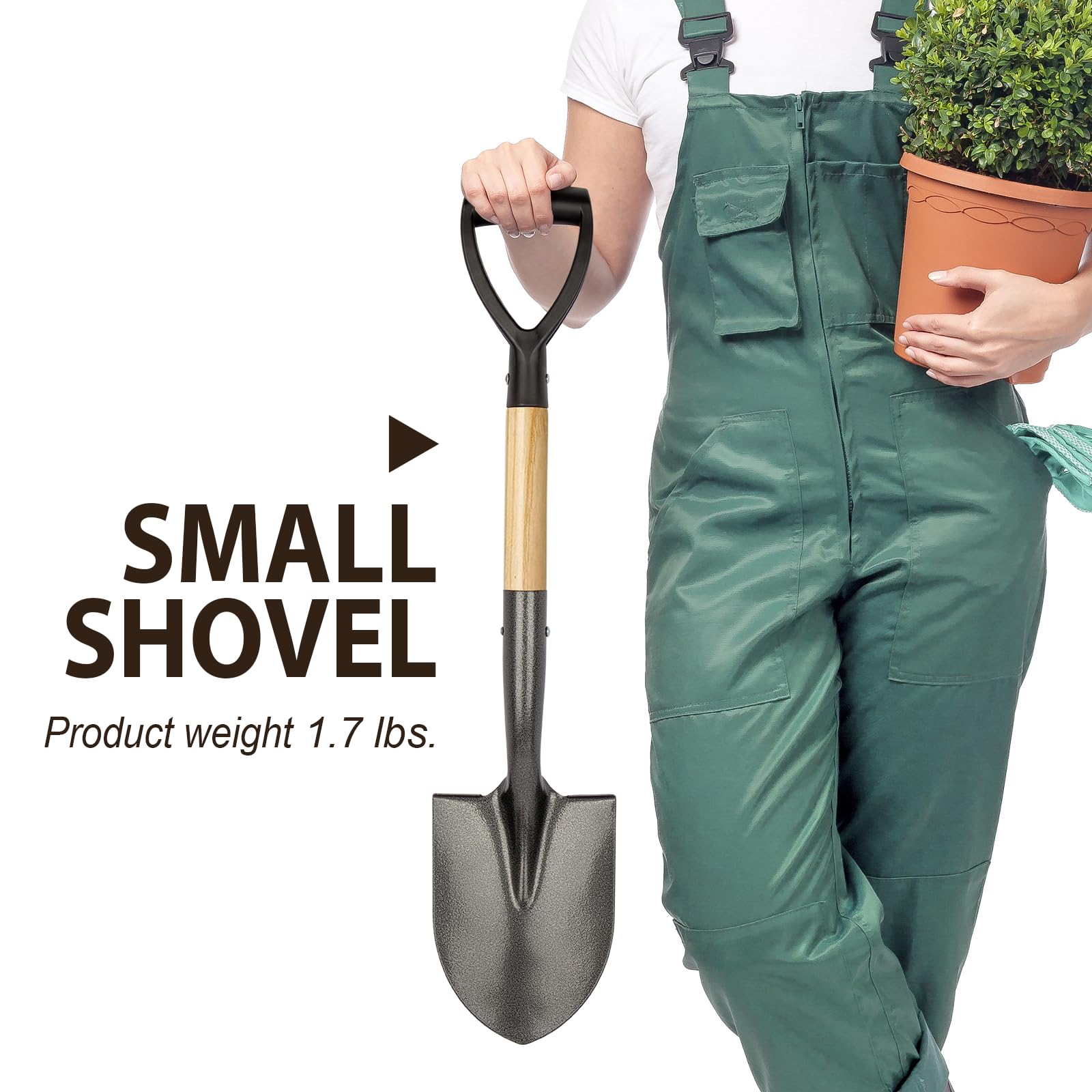VNIMTI shovel round-head blade ready to penetrate soil quickly