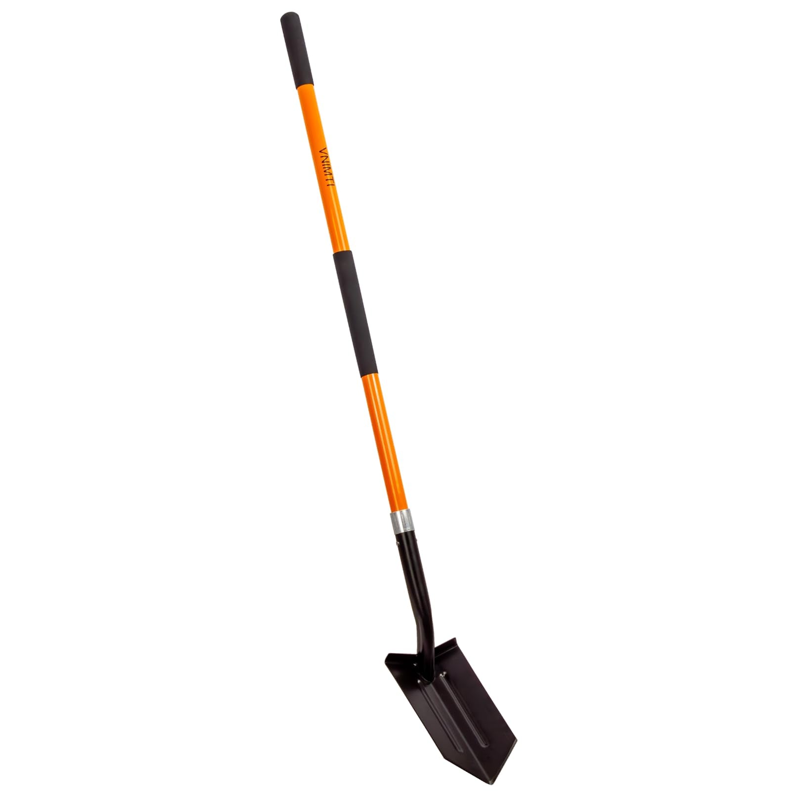 VNIMTI trench shovel front view showing rugged blade ready for heavy digging