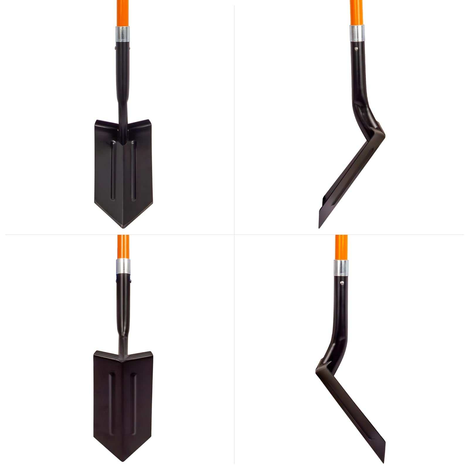 VNIMTI trench shovel in-use digging in a tight space for trenching