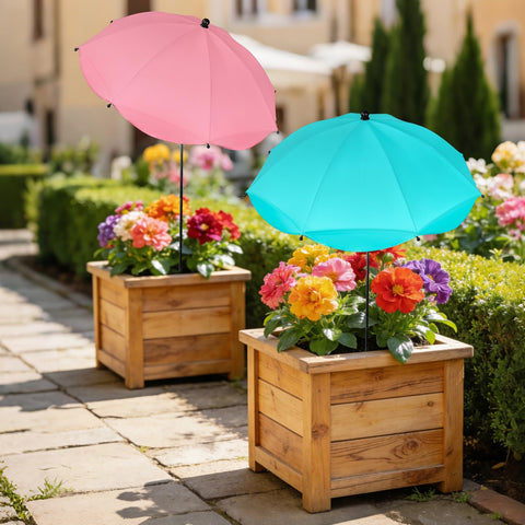 Voccos vibrant garden accessory enhances outdoor space while shielding plants.