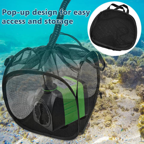 Voccos filter bag installed in fountain or aquarium
