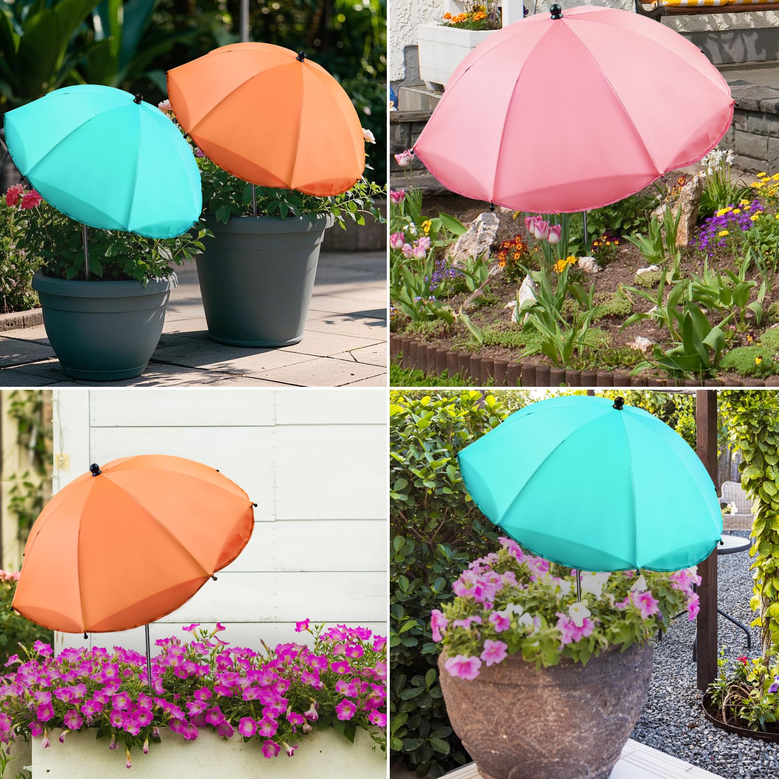 Voccos garden-bed shade helps tender greens thrive in hot weather.