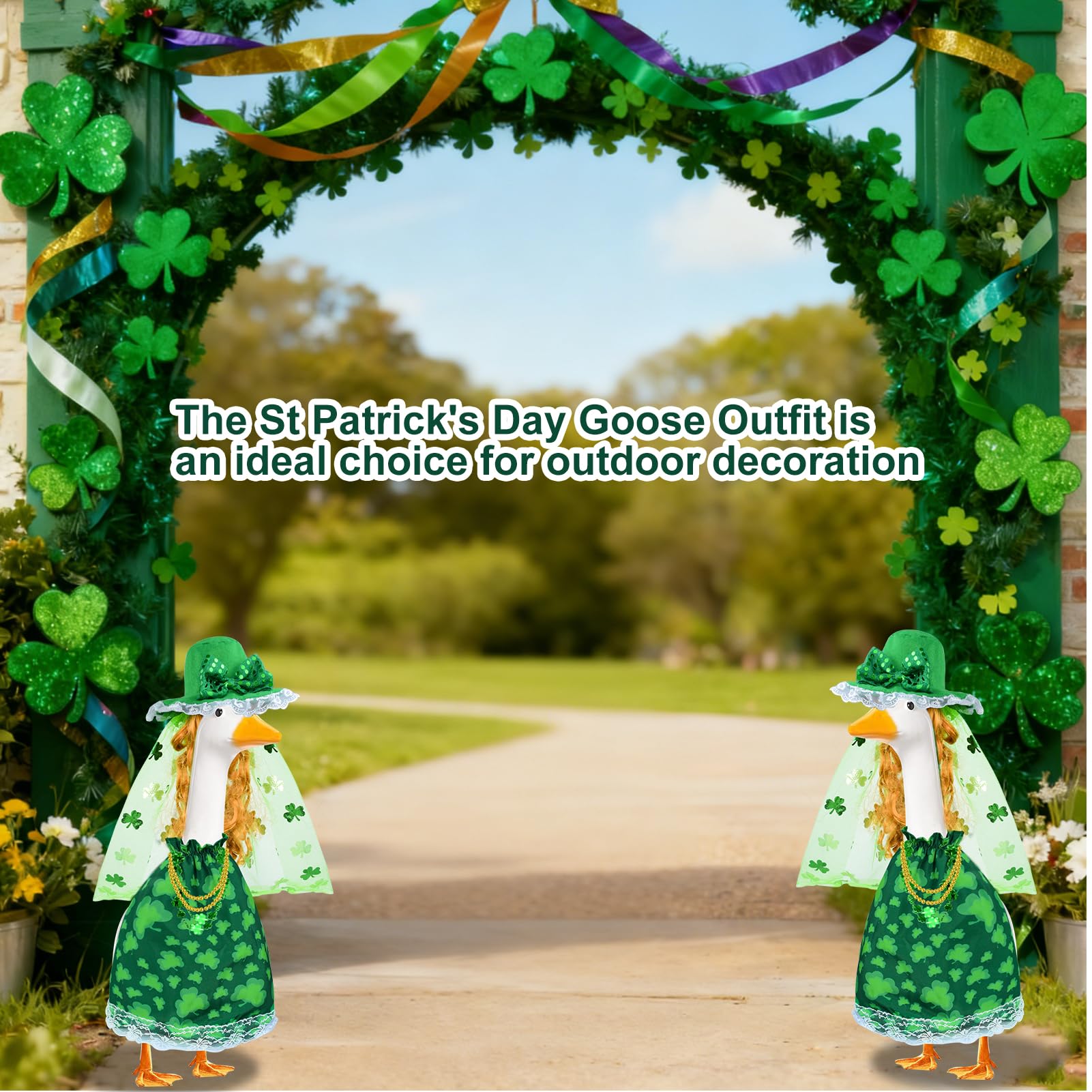 Voccos weather-ready fabric withstands light rain during spring displays.