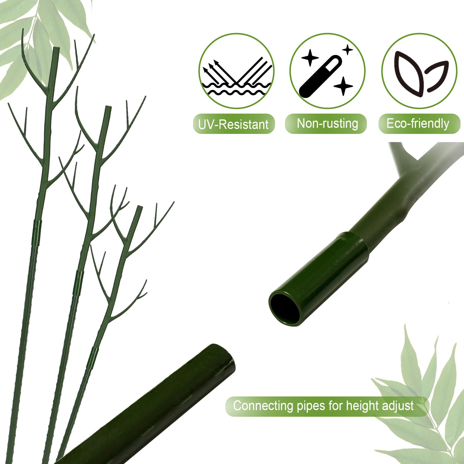 Vocray twist ties 100 pcs for easy plant tying and shaping