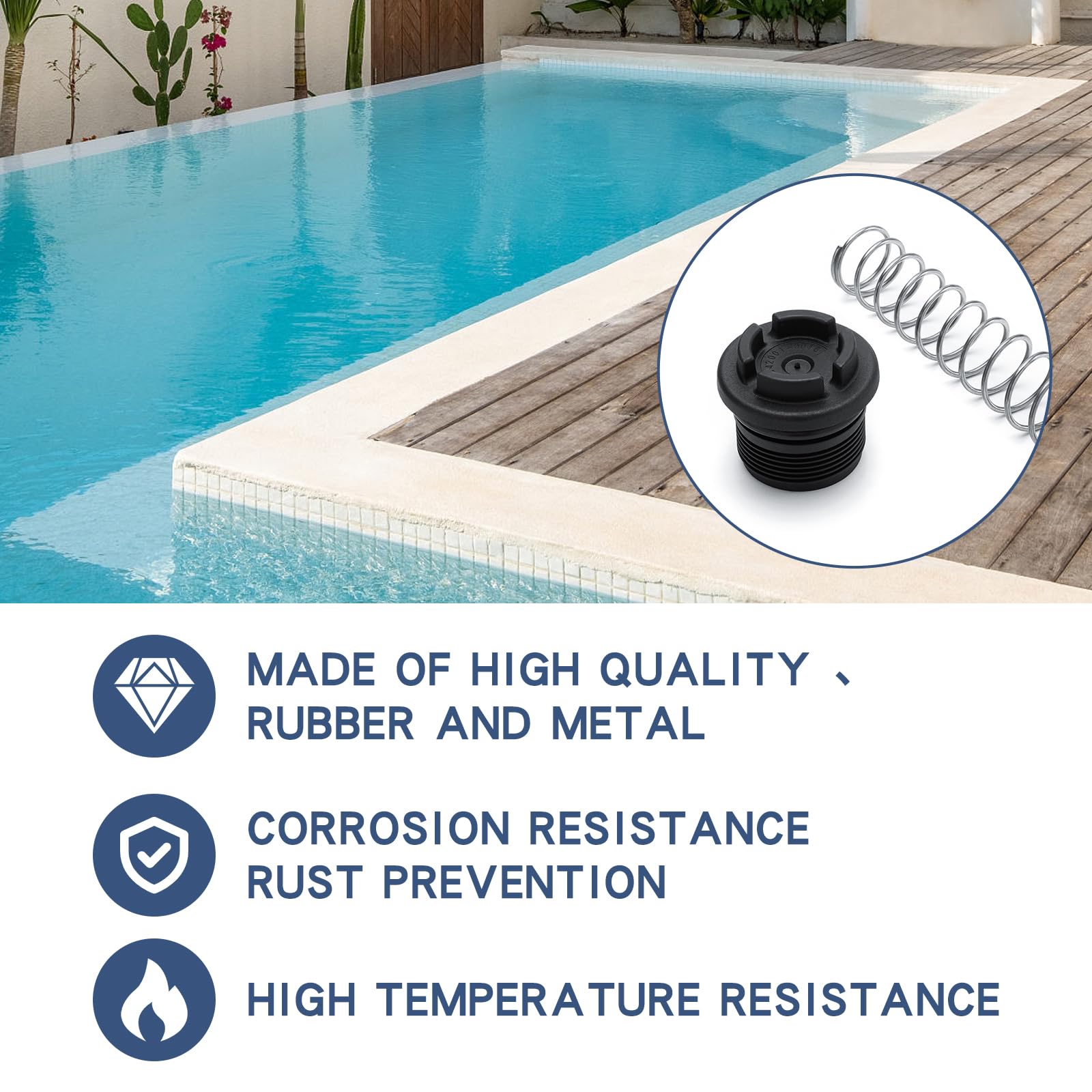VODCACA thermal regulator kit for Pentair Mastertemp 200, maintains consistent heat and reliability.