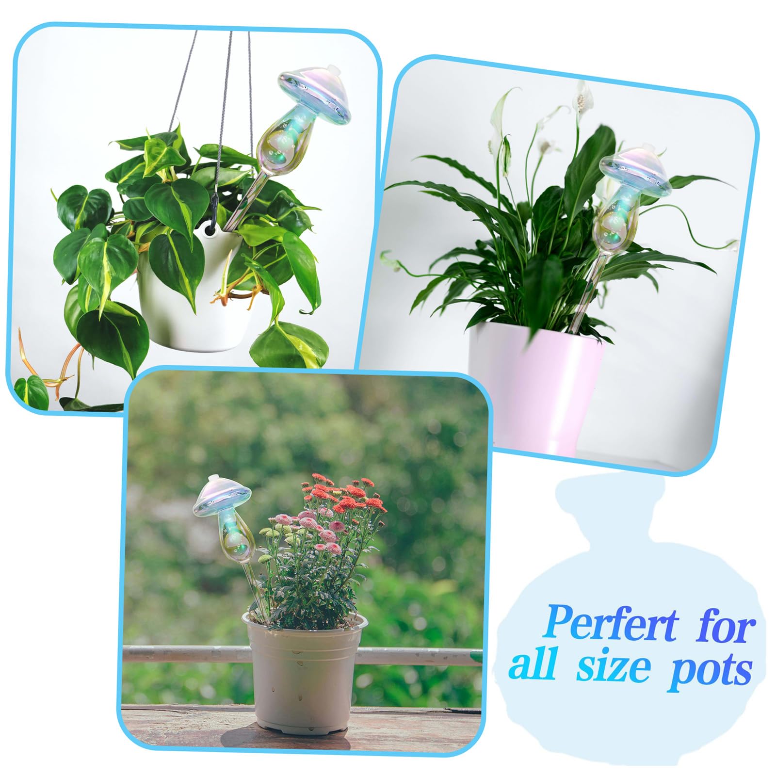 Vodhord glass globes measure 9.84 inches for scalable use
