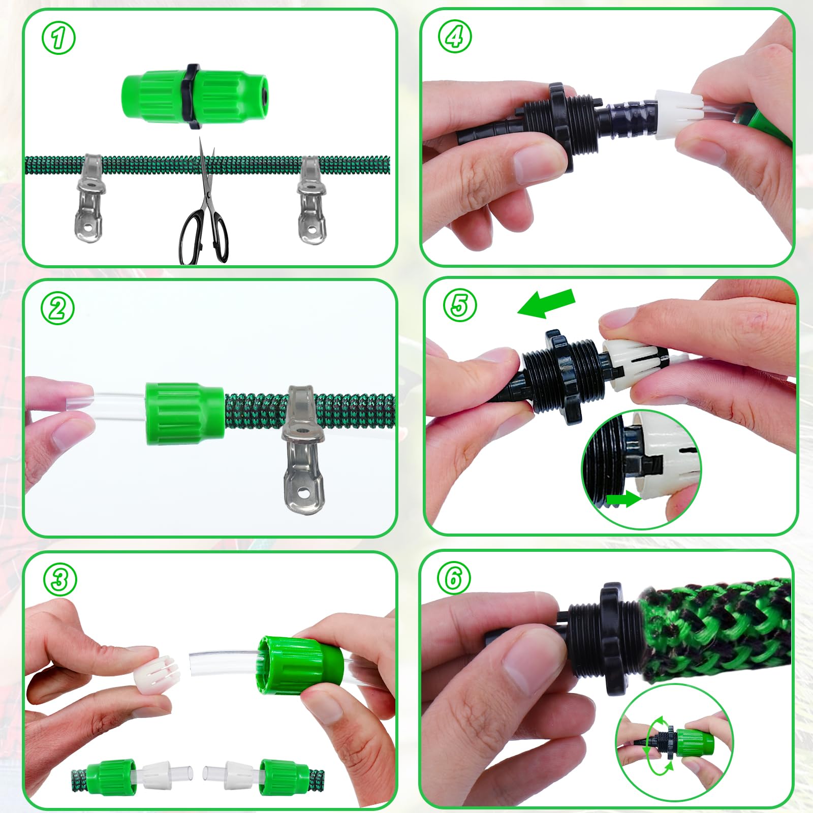 Vodolo kit contents including four repair sets and clamps