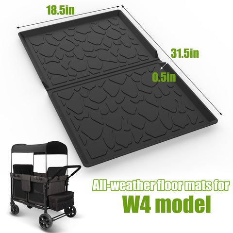 Vodolo W4 lightweight mat stores compactly under stroller