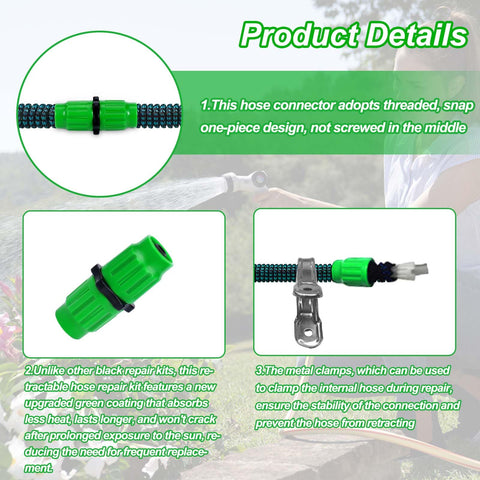 Vodolo universal compatibility with Pocket Hose and other retractable hoses