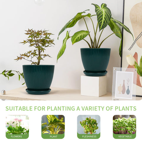 Vodotion 5.8-inch planter pot promotes root airflow and easy drainage