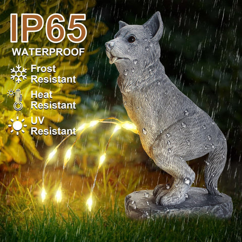 VOFSTAND dog garden statue makes a thoughtful housewarming or birthday gift.