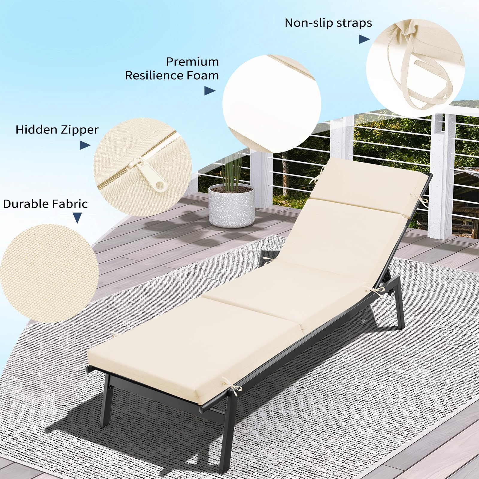 VOGVOG removable zippered cover enables easy cleaning and refresh.