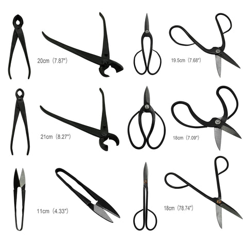 Voilamart bonsai tool set pruning shears ideal for clean cuts.