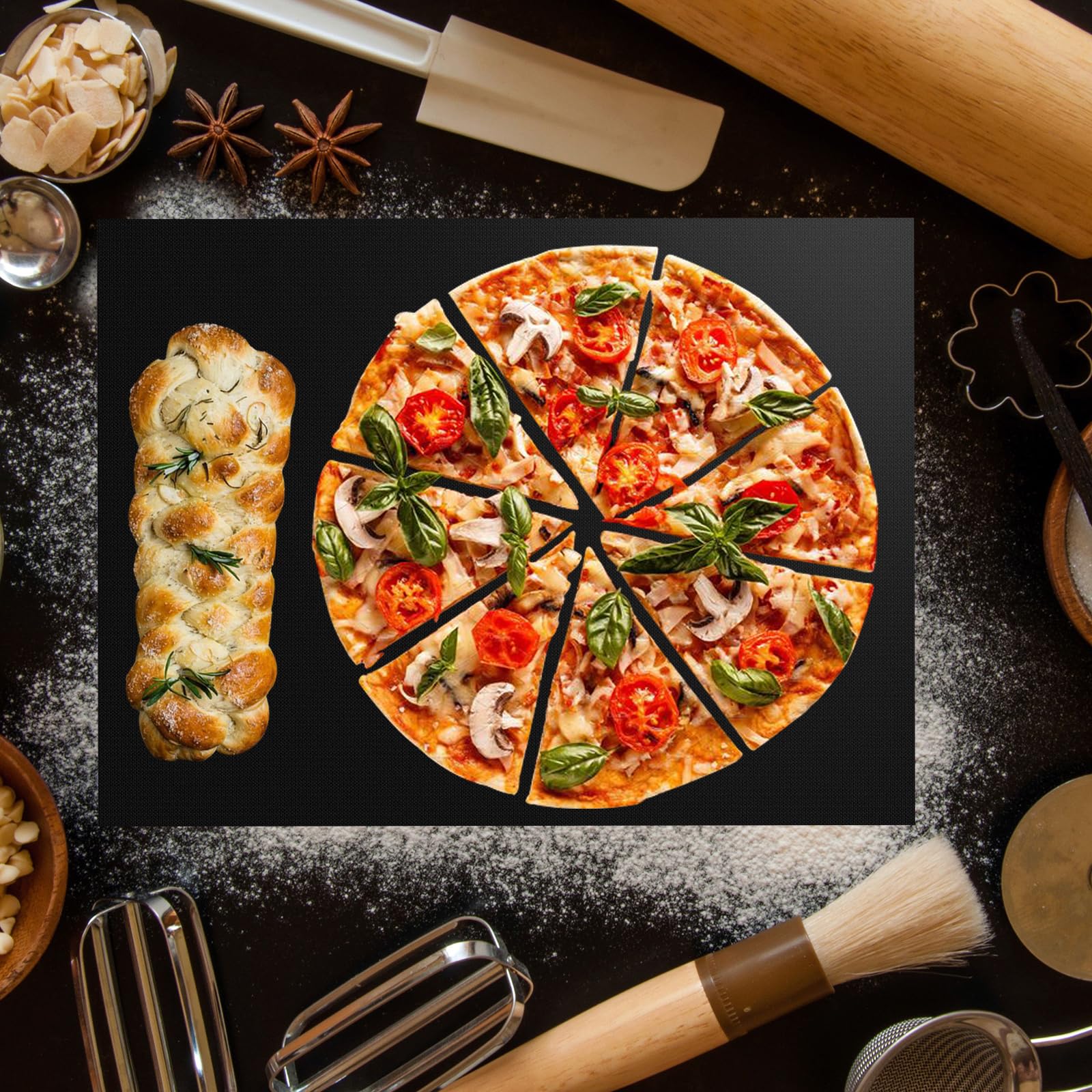 VOIRBLEU multi-purpose mat for oven liner and baking
