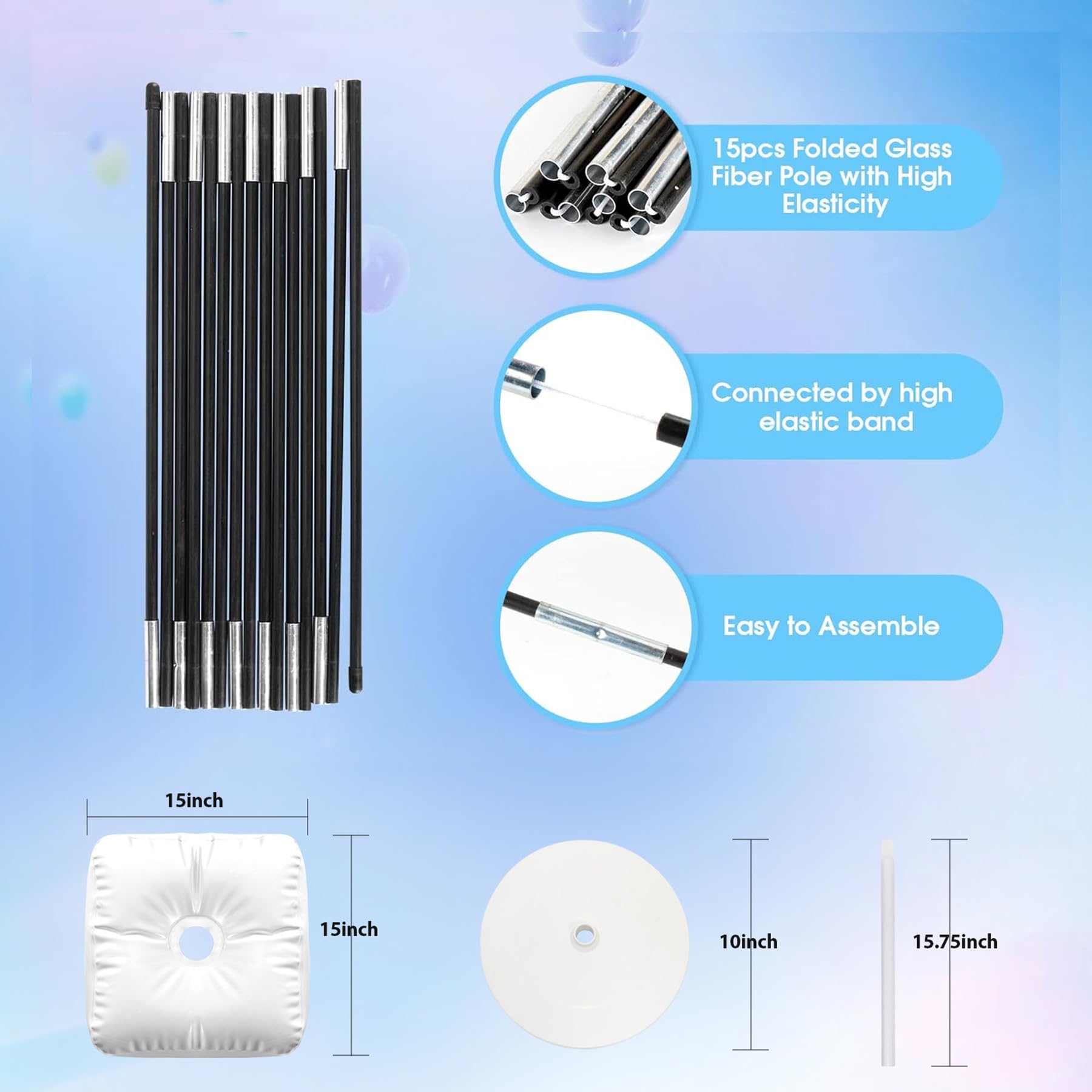 Voircoloria easy-assembly guides setup in minutes with clear instructions