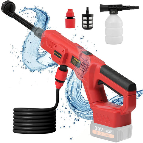 Vokoroad cordless pressure washer motor and pump delivering 1000 PSI power