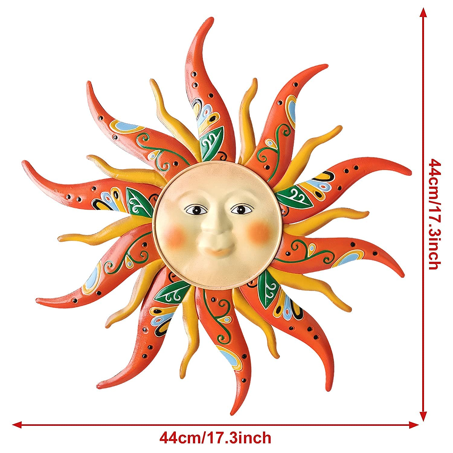 VOKPROOF rust-proof finish wall art remains vibrant in sun and rain.