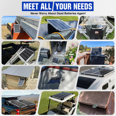 Voltset kit ideal for boats and RVs delivering steady solar support