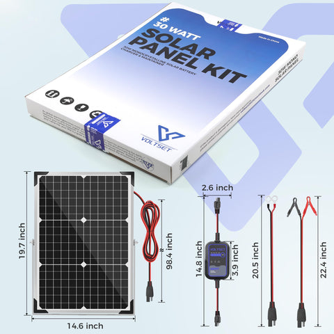 Voltset weatherproof solar panel suitable for marine use