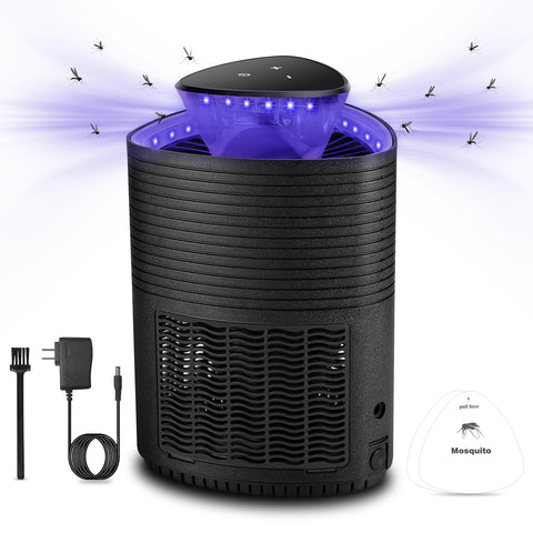 VOLTSYNXRZ fruit fly trap with dual blue light attracts pests indoors.
