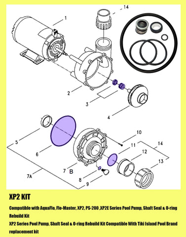 Volute O-ring for 92200300 ensures tight fit and longevity.