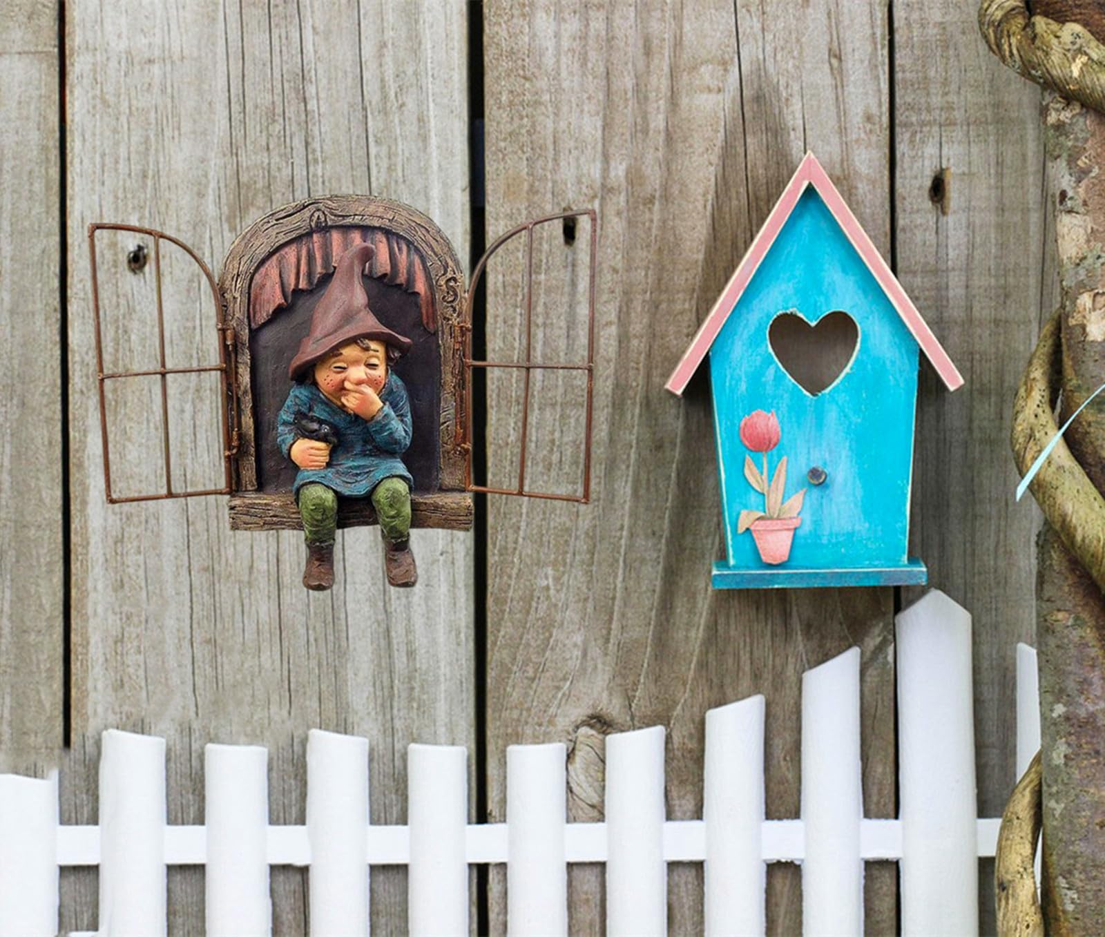 Vomiceak elf wall hanger decor easy to install indoors or outdoors