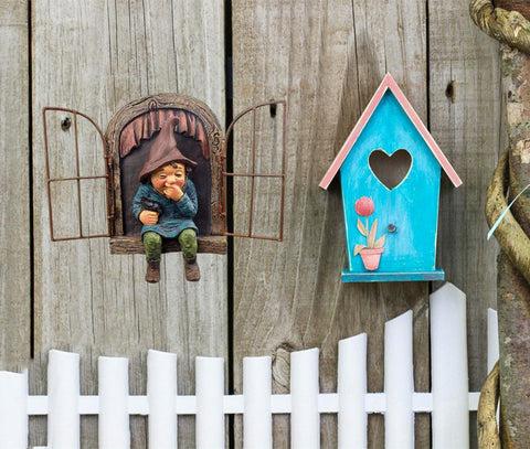 Vomiceak elf wall hanger decor easy to install indoors or outdoors